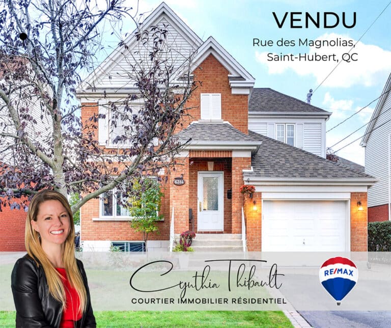 Cynthia Thibault courtier immobilier Inc de RE/MAX Cynthia Thibault est courtier immobilier de